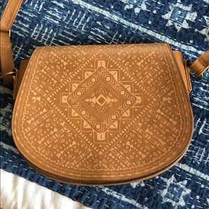 Tribal print crossbody purse